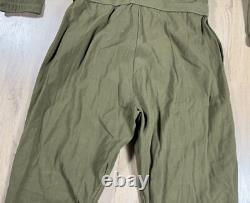 WW2 era US Army Air Corps Force Type A-4 Flight Suit Coveralls with Belt