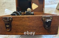 WW2 vintage Army Air Corps/USAF A-10 aerial sextant. Agfa Ansco