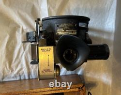 WW2 vintage Army Air Corps/USAF A-10 aerial sextant. Agfa Ansco