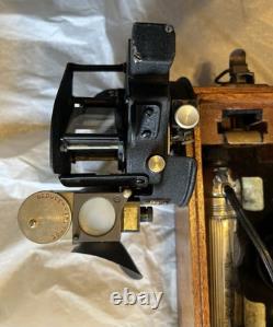 WW2 vintage Army Air Corps/USAF A-10 aerial sextant. Agfa Ansco
