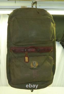 WWII 13th Army Air Force Corps Canvas Suitcase Service-Pak Embroidered ID'd