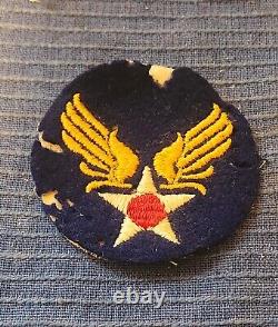 WWII 14th Army Air Force Patches Unauthorized Stripes Button Bag, Collar Discs