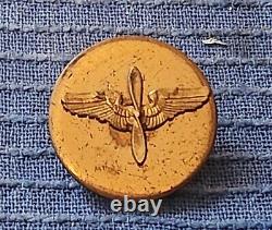 WWII 14th Army Air Force Patches Unauthorized Stripes Button Bag, Collar Discs