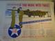 WWII 1942 Recruitment Brochure Poster ARMY AIR FORCES VG Large 18 x 24 COLOR