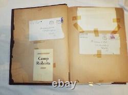 WWII 1942 Soldier Sons Letters Fathers Collection Scrapbook Army Air Corp Roth