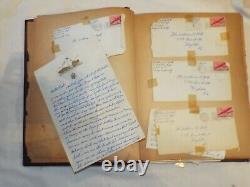 WWII 1942 Soldier Sons Letters Fathers Collection Scrapbook Army Air Corp Roth