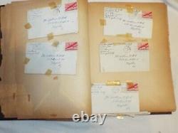 WWII 1942 Soldier Sons Letters Fathers Collection Scrapbook Army Air Corp Roth