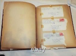 WWII 1942 Soldier Sons Letters Fathers Collection Scrapbook Army Air Corp Roth