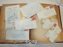 WWII 1942 Soldier Sons Letters Fathers Collection Scrapbook Army Air Corp Roth