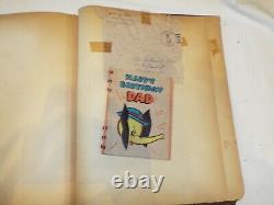 WWII 1942 Soldier Sons Letters Fathers Collection Scrapbook Army Air Corp Roth