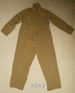 WWII 1942 US Army Air Force Type A-4 Flight Suit Flightsuit khaki sz 42