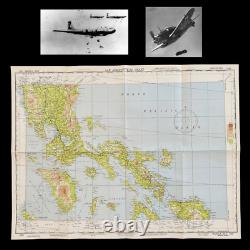 WWII 1944 Philippines Manila U. S. Army Air Force Pacific Combat Navigation Map