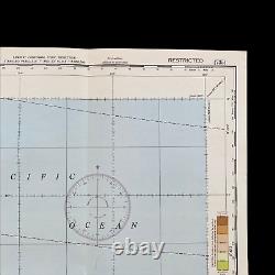 WWII 1944 Philippines Manila U. S. Army Air Force Pacific Combat Navigation Map