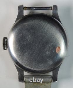 WWII 1944 Pilot US Army Air Corps Longines 12L Red 24H Dial Wristwatch W G3D