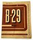 WWII 1945 US Army Air Force B-29 Superfortress Aircraft Flight Book