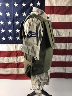 WWII 1950 Korean War US Army T-64 Vest USAF Air Crew Member Bomber Gunner RARE