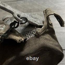 WWII 2 Hand Crank Air Raid Siren Alarm + Cover Federal Electric Military Army