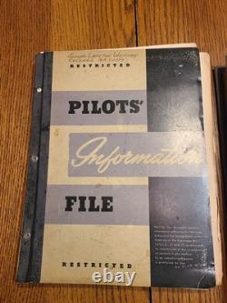 WWII/2 US Army Air Corps Pilots Information File named to Col. J. L. Whitney. S3