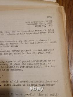 WWII/2 US Army Air Corps Pilots Information File named to Col. J. L. Whitney. S3
