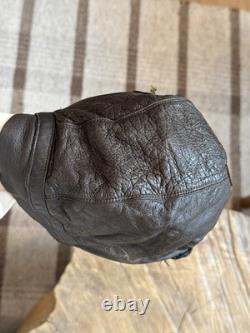WWII 2 US Army Air Force Type A-11 Leather Flight Helmet Medium Receiver