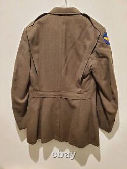 WWII/2 US Army Air Force jacket shirt & hat including patches China Burma, etc
