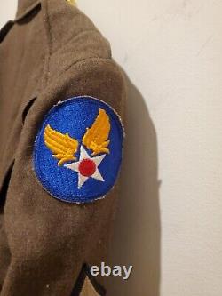 WWII/2 US Army Air Force jacket shirt & hat including patches China Burma, etc