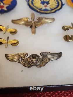 WWII 3rd/15th Army Air Corps Insignia, Medals And Patch Grouping ID'ed
