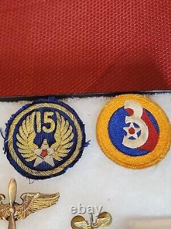 WWII 3rd/15th Army Air Corps Insignia, Medals And Patch Grouping ID'ed