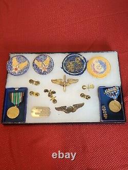 WWII 3rd/15th Army Air Corps Insignia, Medals And Patch Grouping ID'ed