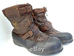 WWII 40s TYPE A-6A US ARMY AIR FORCE PILOTS CONVERSE WINTER FLYING BOOTS SIZE 10