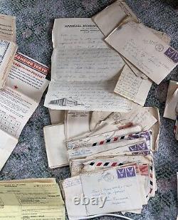 WWII 425 pc Letter Grouping Cards Record Marshall Minnesota Lt. Army Air Corps
