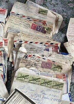 WWII 425 pc Letter Grouping Cards Record Marshall Minnesota Lt. Army Air Corps