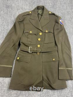 WWII 4th Army Air Force Officer Uniform 4-Pocket Tunic Dated 1944 36 R