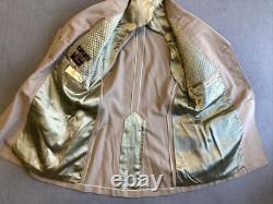 WWII 9th Army Air Corps of Engineers Officer Jacket Tropical Khaki Essayons 38R