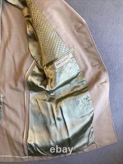 WWII 9th Army Air Corps of Engineers Officer Jacket Tropical Khaki Essayons 38R