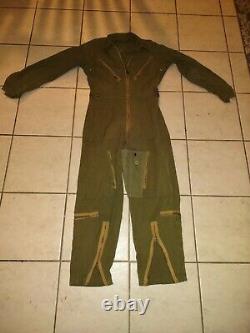 WWII AAF Olive Drab Army Air Force Type L-1 Flight Suit size small regular