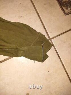 WWII AAF Olive Drab Army Air Force Type L-1 Flight Suit size small regular