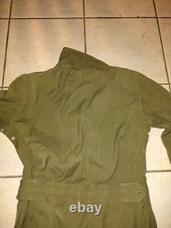 WWII AAF Olive Drab Army Air Force Type L-1 Flight Suit size small regular