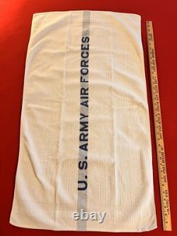 WWII AAF Towel U. S. ARMY AIR FORCES (original'CANNON' label) 40 x 22 MINT
