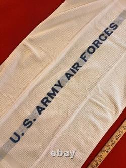 WWII AAF Towel U. S. ARMY AIR FORCES (original'CANNON' label) 40 x 22 MINT