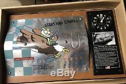 WWII Air Craft War Paint Plane nose art panel Collectible Clock US Army Rare