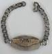 WWII Air Force Army Air Corps Sterling Gold Wings ID Bracelet
