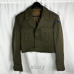 WWII Army Air Corp Officer Ike Jacket Flight Felt AAC Patch