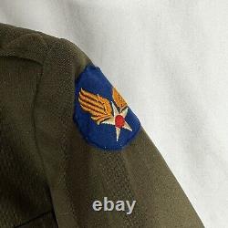 WWII Army Air Corp Officer Ike Jacket Flight Felt AAC Patch