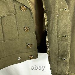 WWII Army Air Corp Officer Ike Jacket Flight Felt AAC Patch