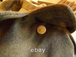 WWII Army Air Corp With CBI China Burma India Patch Theater Made Wool Over Coat