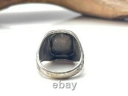 WWII Army Air Corp sterling silver ring size 10.25