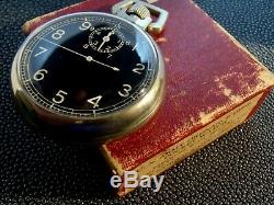 WWII Army Air Corps 1942 Elgin A8 Ground Speed jitterbug stopwatch, rare box