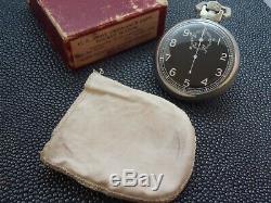 WWII Army Air Corps 1942 Elgin A8 Ground Speed jitterbug stopwatch, rare box
