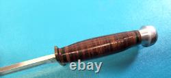 WWII Army Air Corps AAC Combat Knife 1st Variation + Correct Leather Sheath